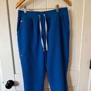 Figs Zamora Jogger Scrub Pants, Royal Blue, Medium